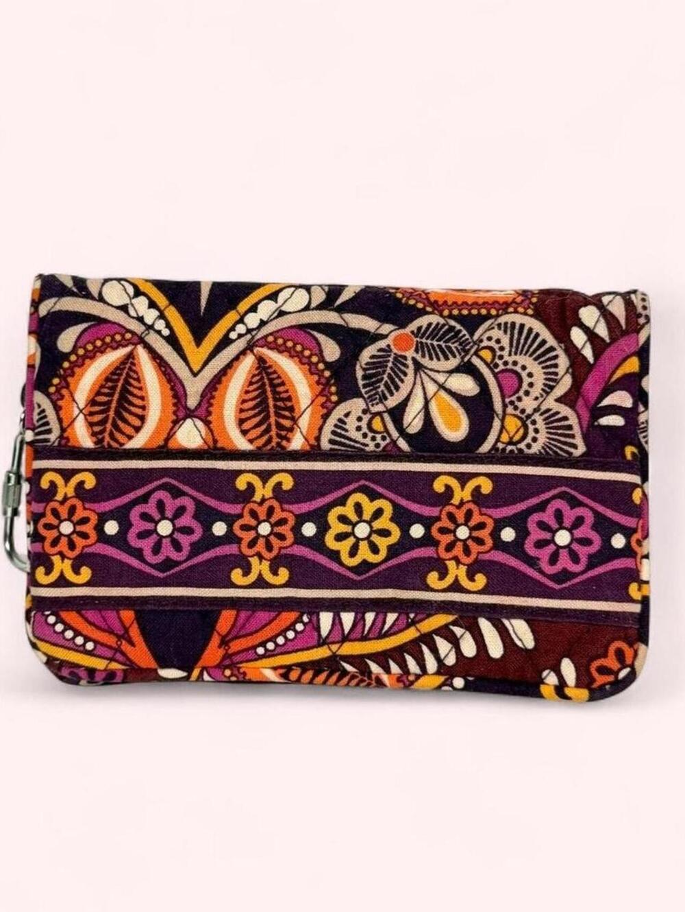 Vera Bradley paisley and floral print wallet